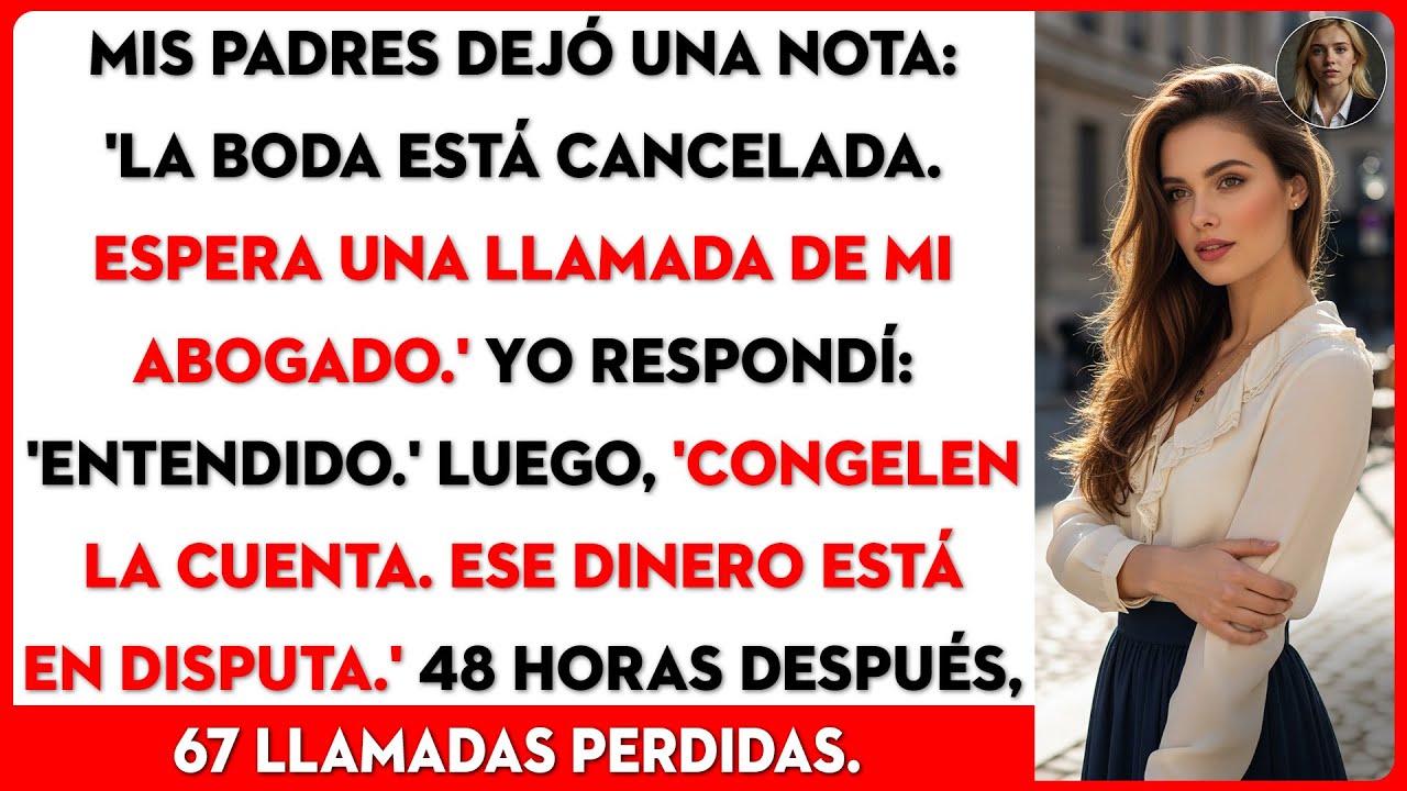 Mis padres anulan mi boda. Su nota: 