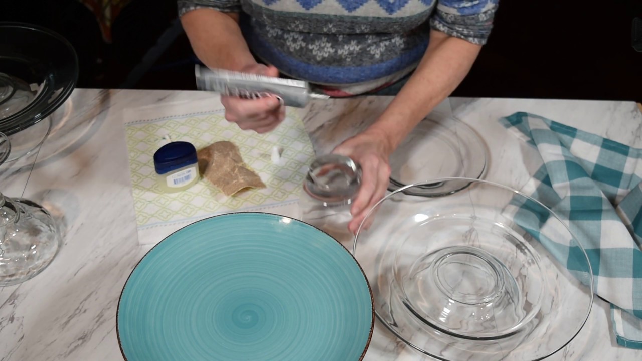 DIY Cake stand using Dollar Tree items