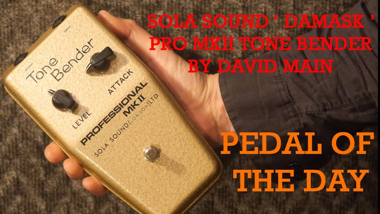 sola sound pro mkii tone bender ' damask ' by david main