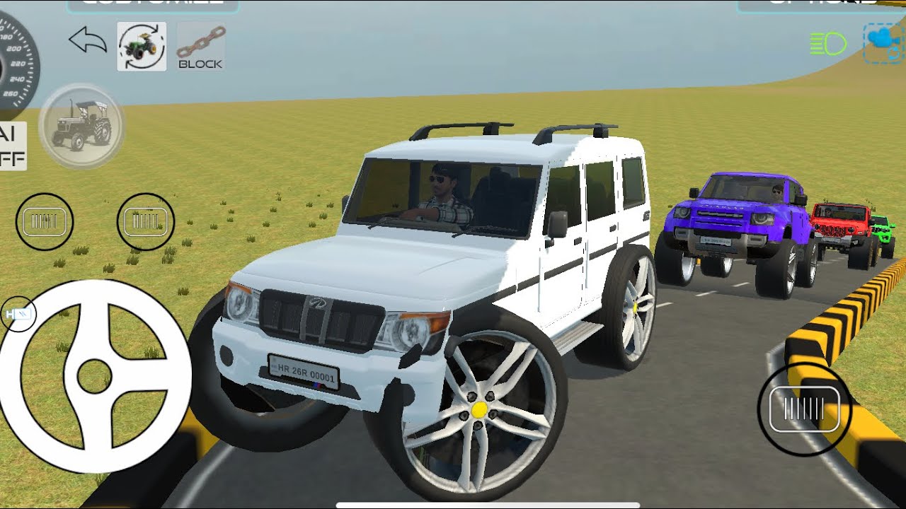 Drive Dumper and Unloading Stone From Dumper Truck in Game#fortuner #4x4#scorpio #thar #gameplay pt3