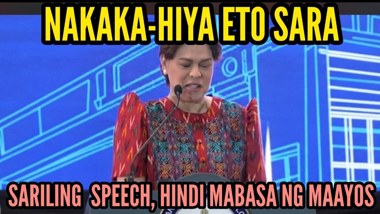 SARA DUTERTE, PINAG TAWANAN ANG SPEECH  SA BORNEO,  GALING CHAT GPT PA ANG SPEECH