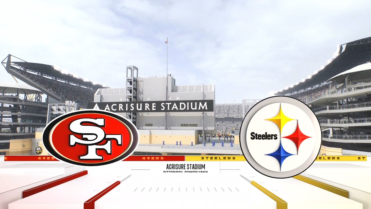 Madden NFL 26 - San Francisco 49ers Vs Pittsburgh Steelers PS5 Simulation Week 1 (Madden 27 Rosters)