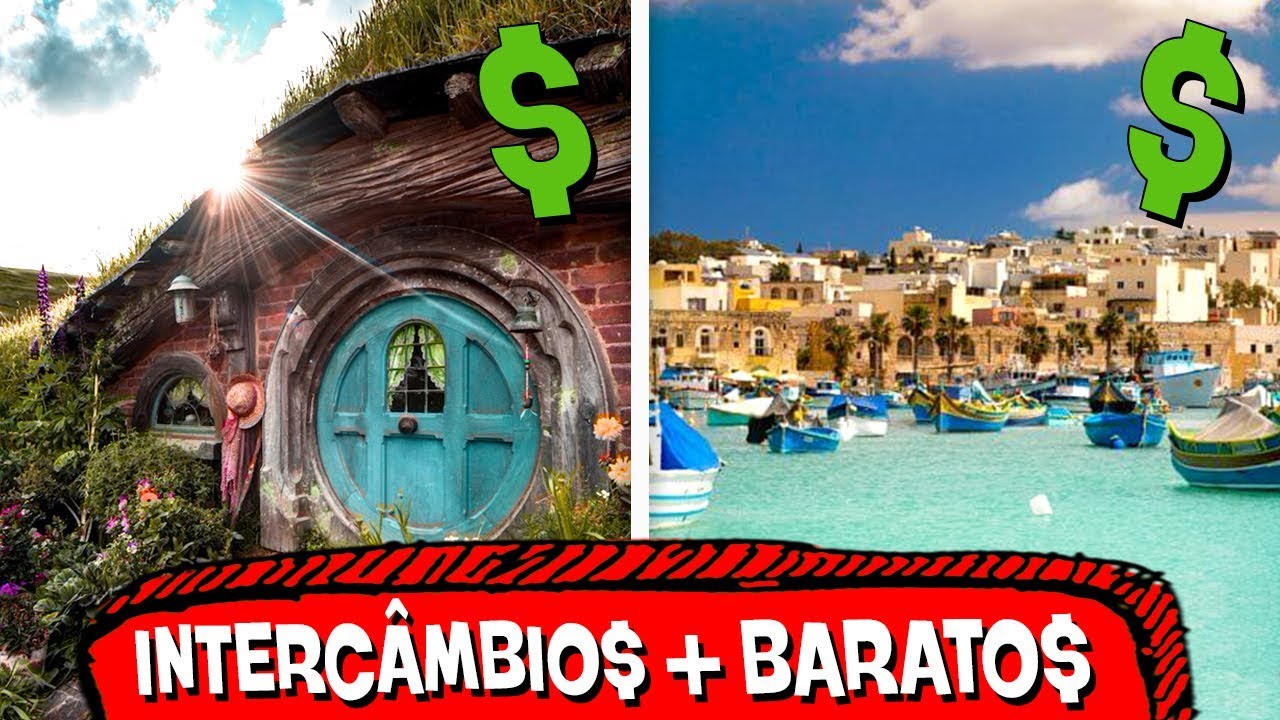 6 Países MAIS BARATOS pra fazer INTERCÂMBIO! 😱 💰 - VIAJANDO