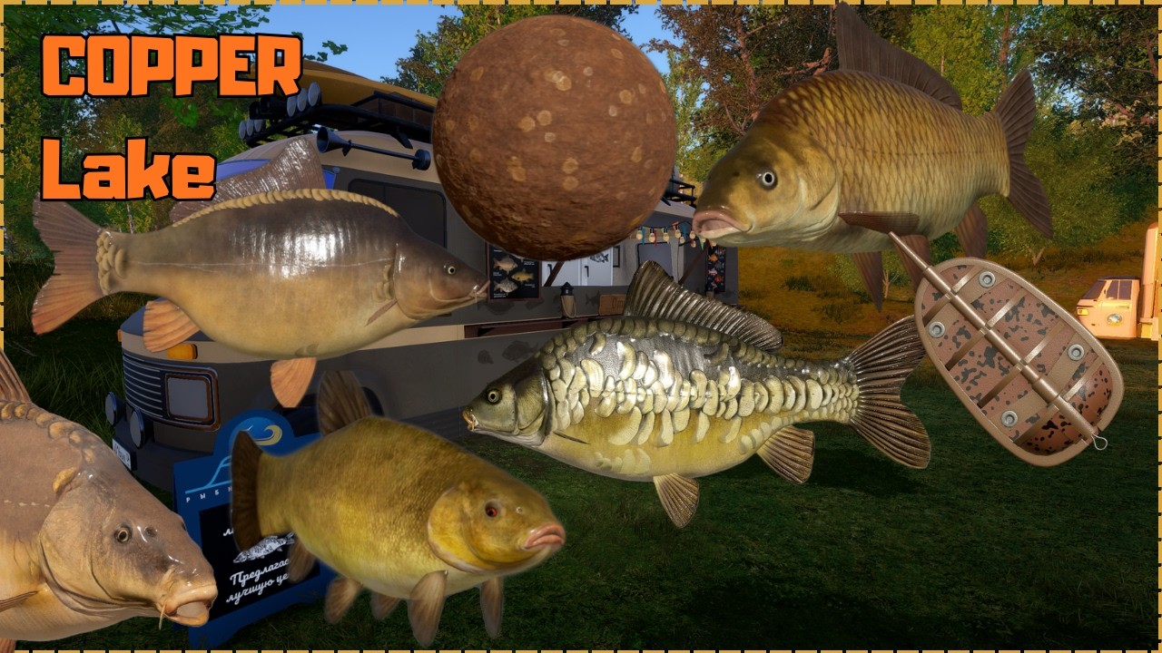 Fajny i aktywny spot Copper Lake (155) | Russian Fishing 4