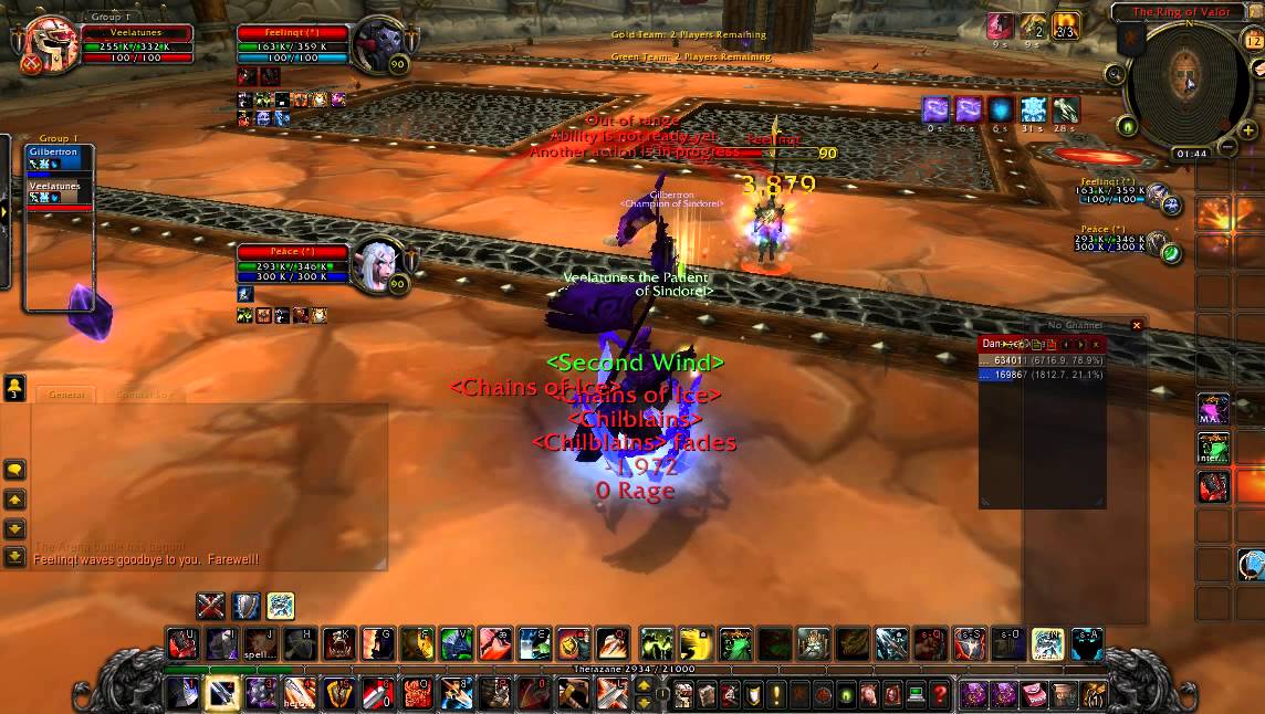 WoW MoP: 4 stack Heroic strike madness!