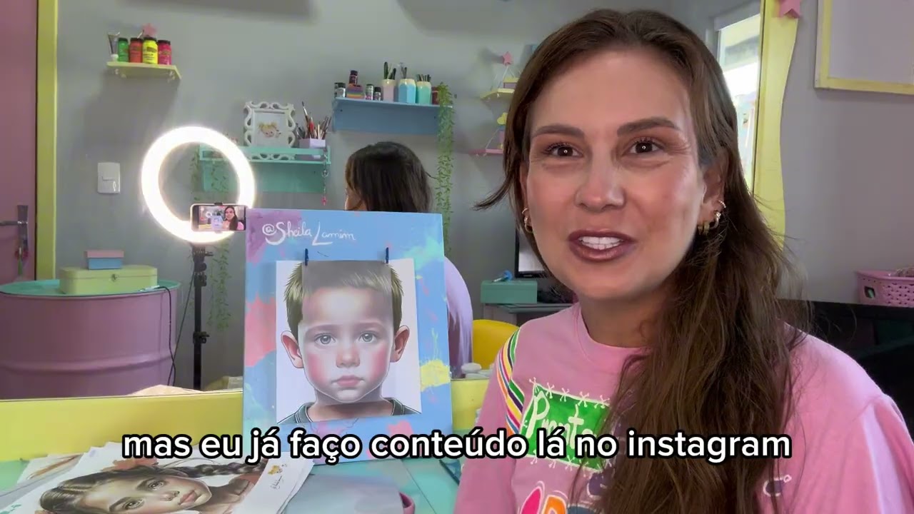 Como treinar pintura facial com foto de rosto impresso no papel