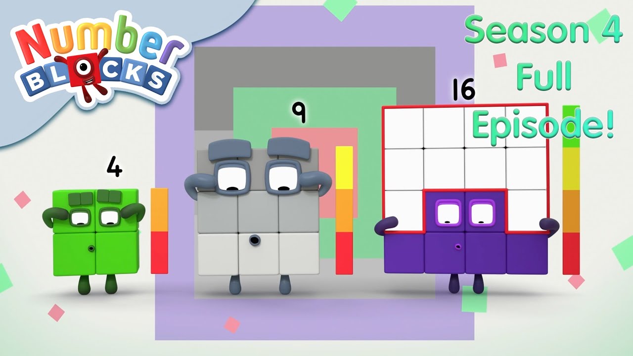 Square Club! 🟪 | Full Episode - S4 E6 | Learn to Count - Numberblocks