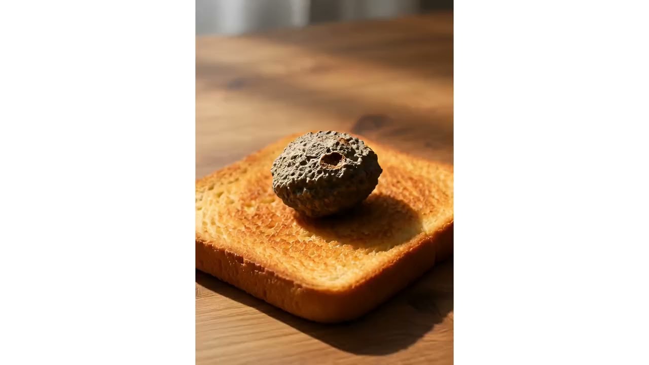 Spreading the universe on toast 🌌🍞|Satisfying asmr #aiasmr #satisfyingvideo 