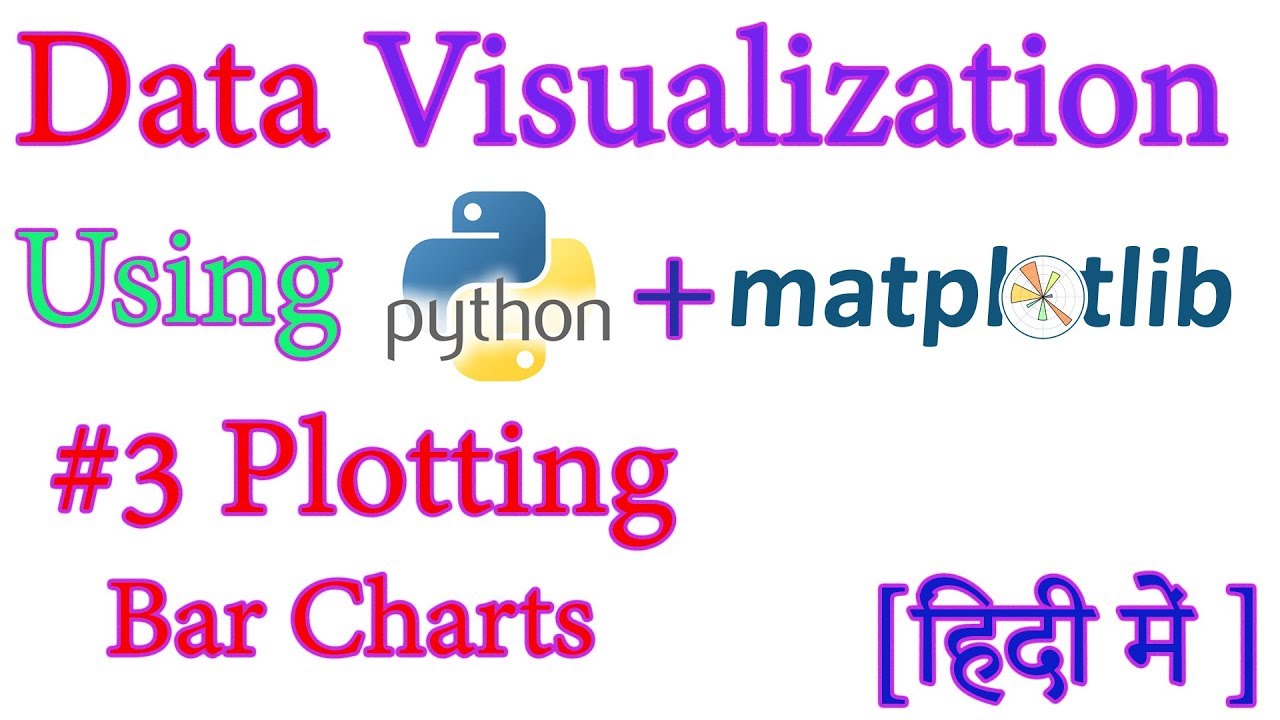 @3 How To Plot Bar Charts   Data Visualization with Python   Matplotlib In Hindi HD