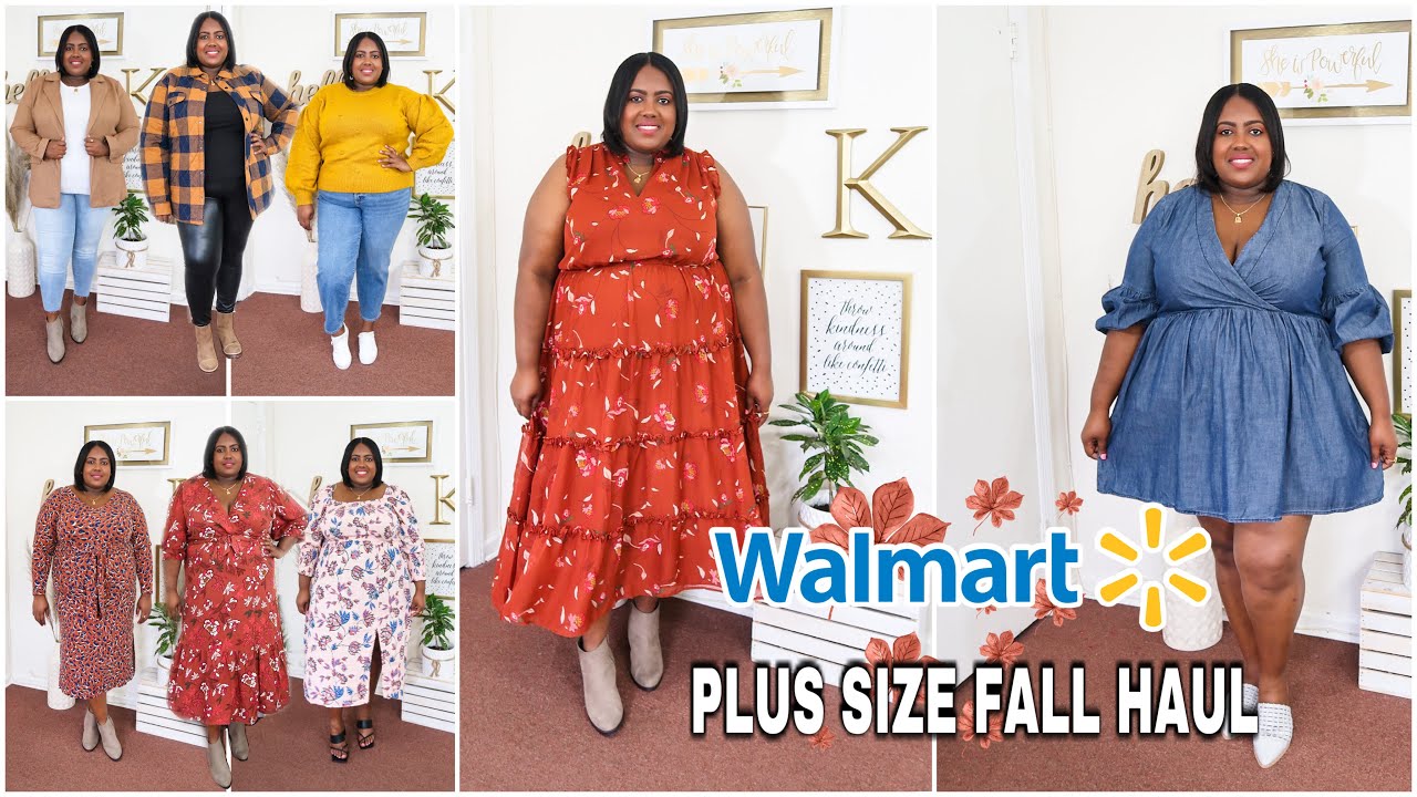 HUGE WALMART PLUS SIZE TRY ON HAUL | PLUS SIZE FALL FASHION