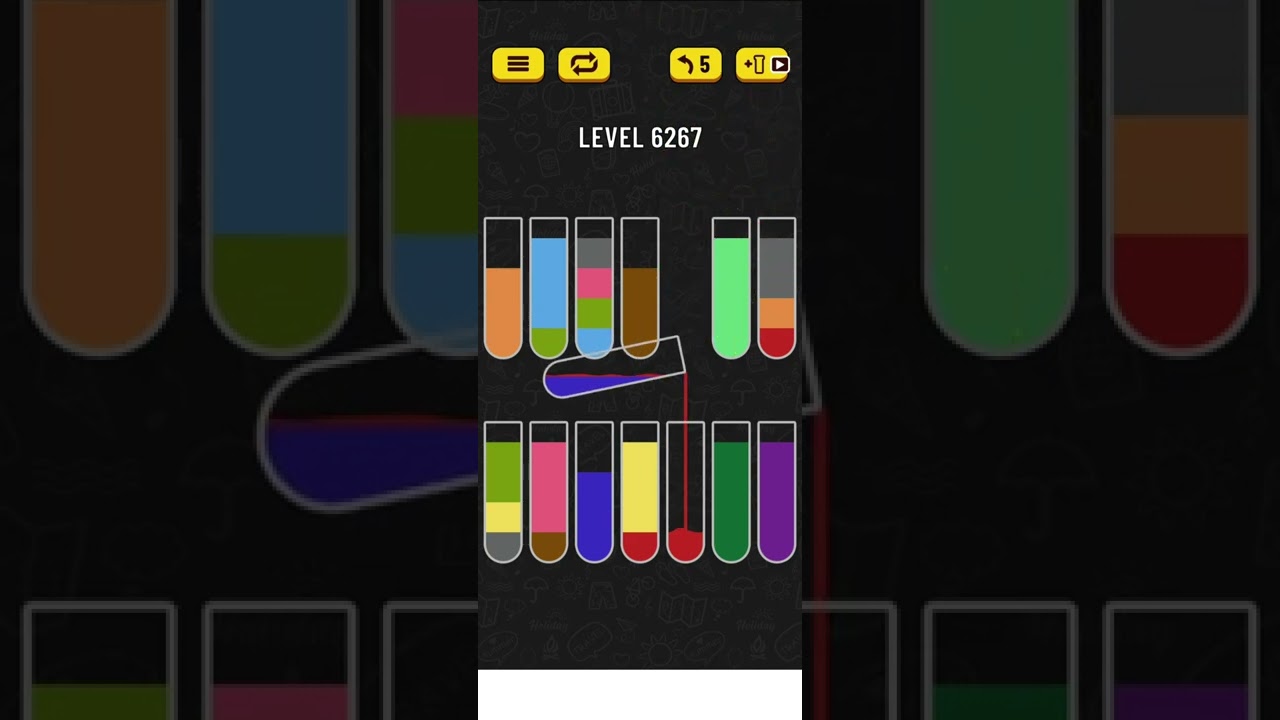 water sort puzzle level 6267