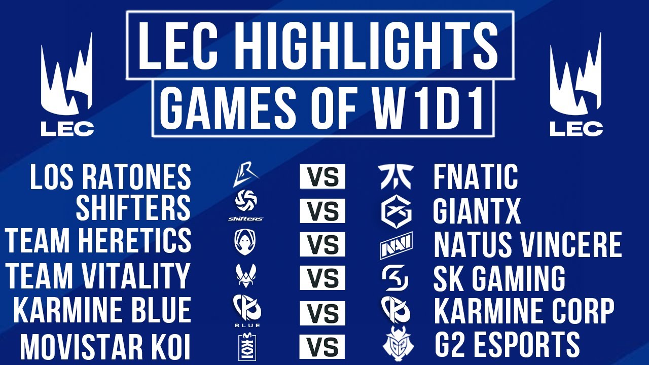 LEC Highlights ALL GAMES W1D1 | LEC 2026 Versus