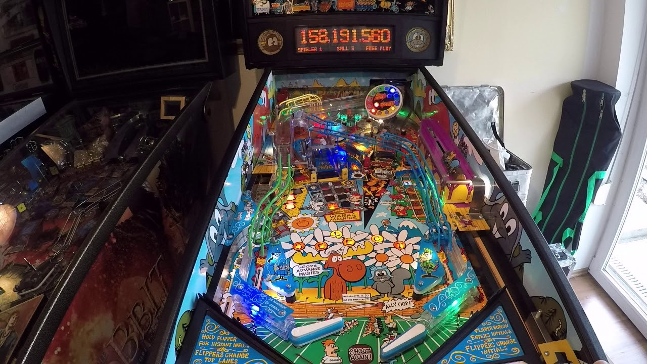 #4 Flipper Rocky Bullwinkle Data East Pinball Automat