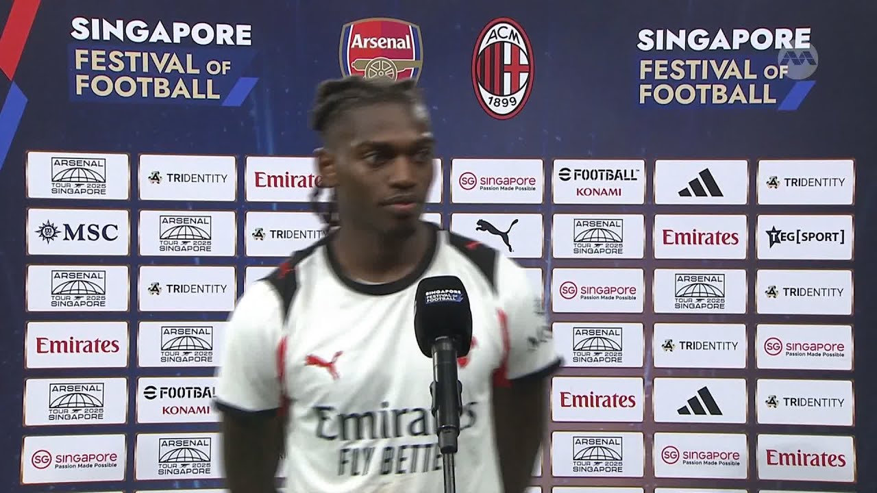 Rafael Leao thinks Arsenal are top five in the world now | Singapore Festival of Football 2025