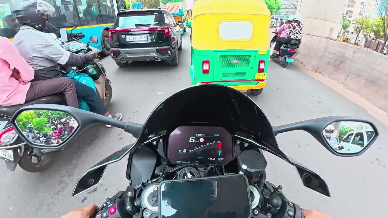 20Mar2026 - BMW S1K Bangalore Biker - Daily Ride - CCD Harlur To Office