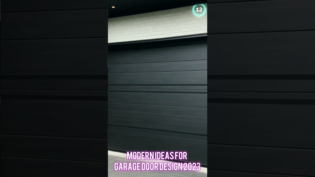 Modern Ideas for Garage Door Design 2023 - Part 12