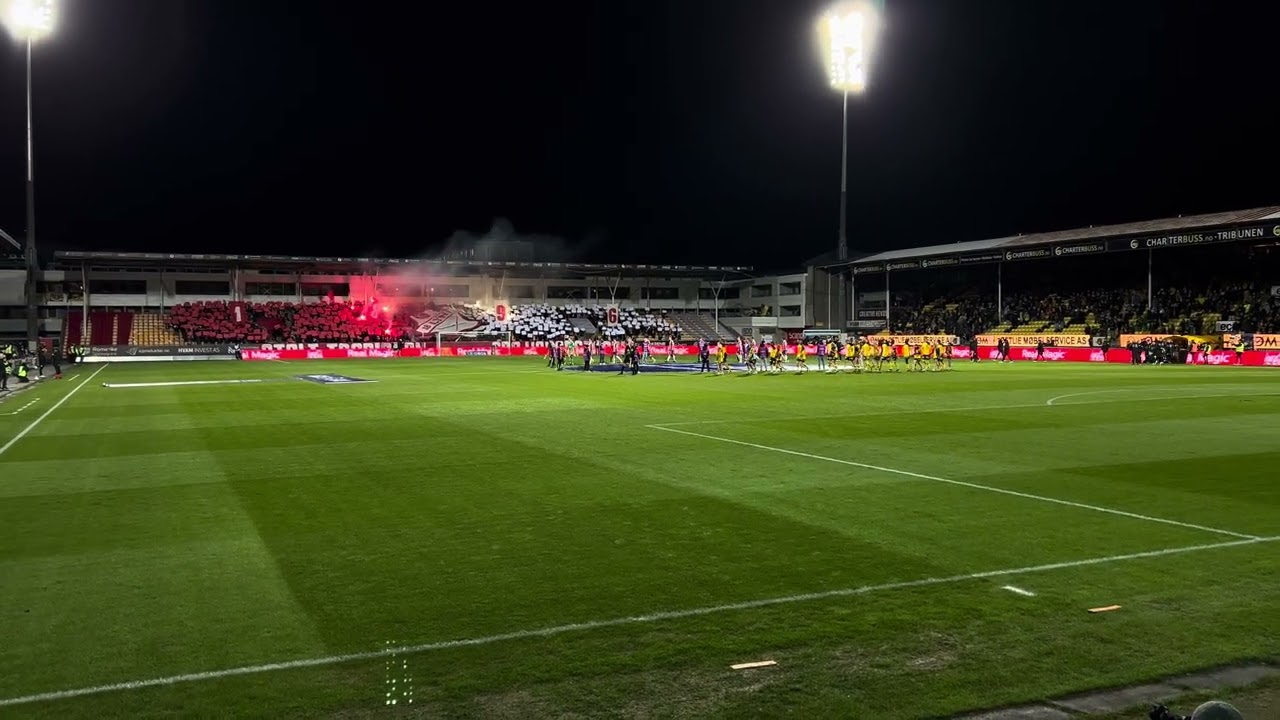 Pyro display at Lillestrøm SK 