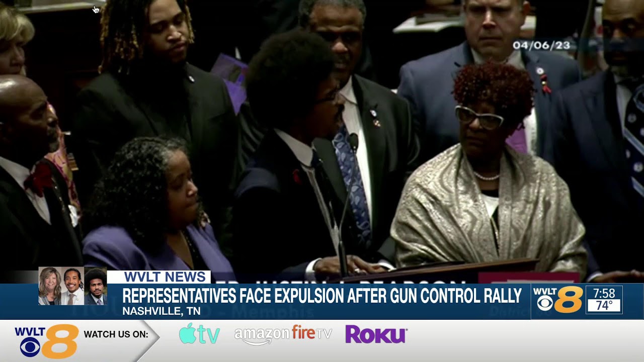 3 TN Representatives face expulsion after involvement in a gun violence protest at the state capitol