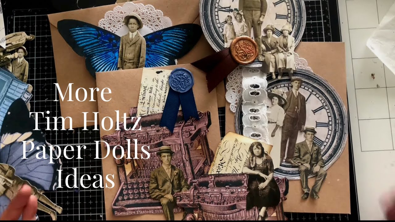 More Tim Holtz Paper Doll Ideas