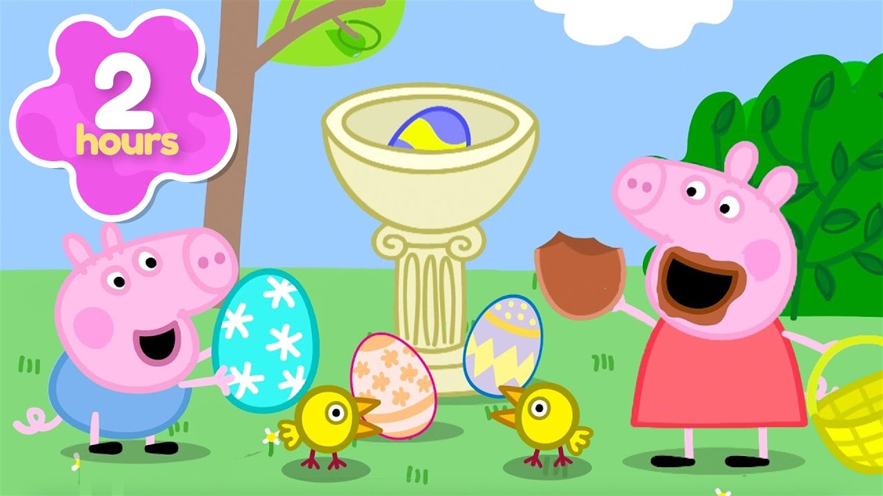 Peppa&rsquo;s Easter Chocolate FEAST! 🍫 | Peppa Pig Full Episodes | 2 Hours of Kids Cartoons