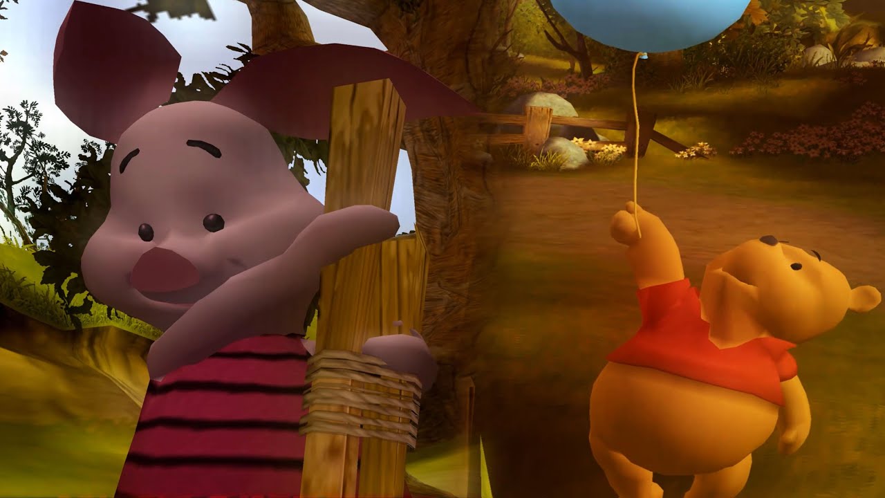 Winnie the Pooh's Rumbly Tumbly Adventure - Junior Mode (PS2, Gamecube) For Kids