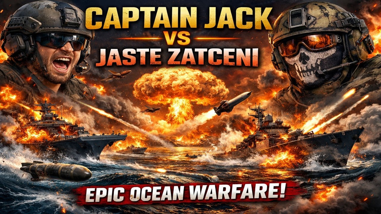 Captain Jack vs Jaste Zatceni | Epic Naval Warfare Battle That Shook the Ocean