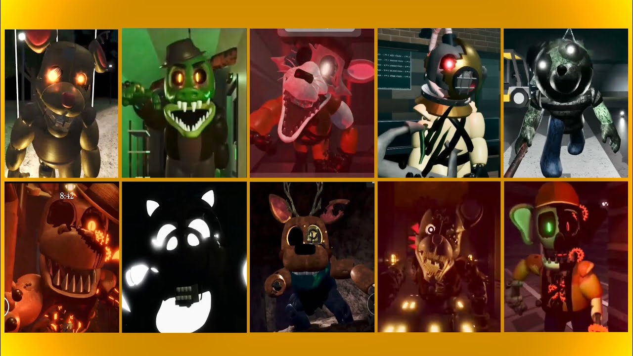 PIGGY ROBOTIC APOCALYPSE ALL JUMPSCARES (OLD MODELS)