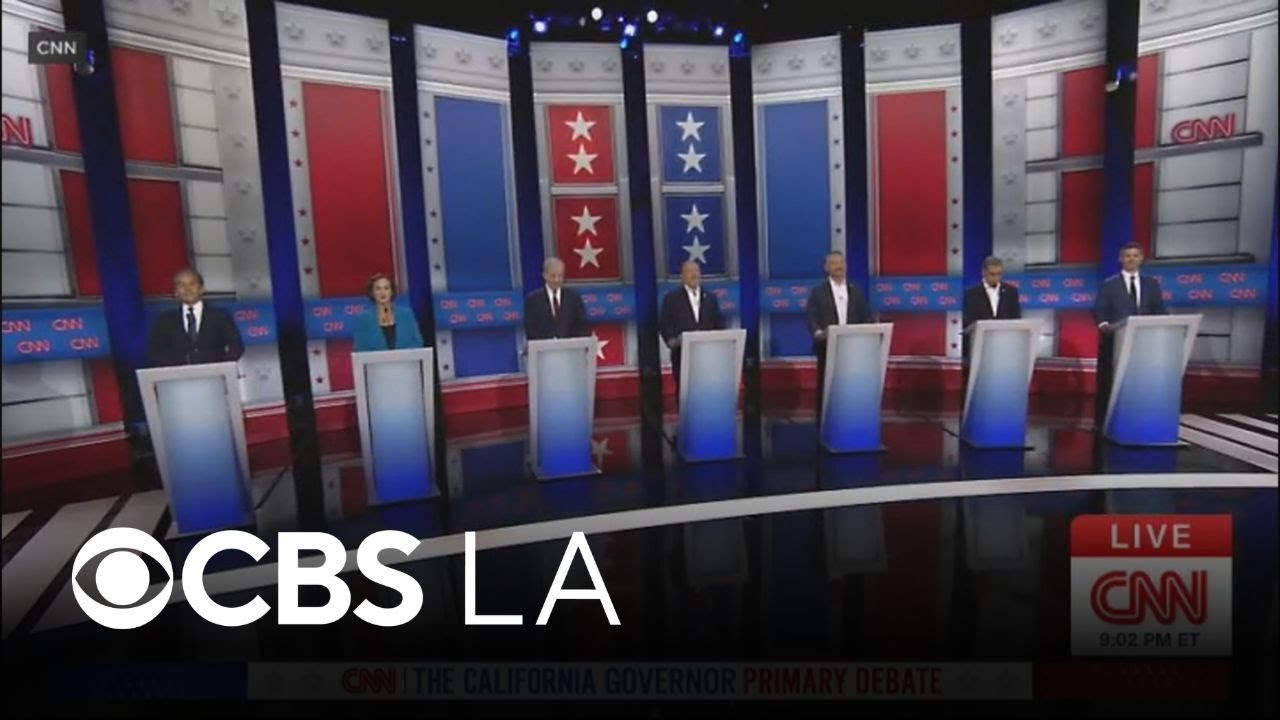 Candidates for California governor clash in latest debate