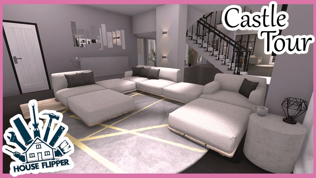 House Flipper - Modern Castle Tour (Before & After)