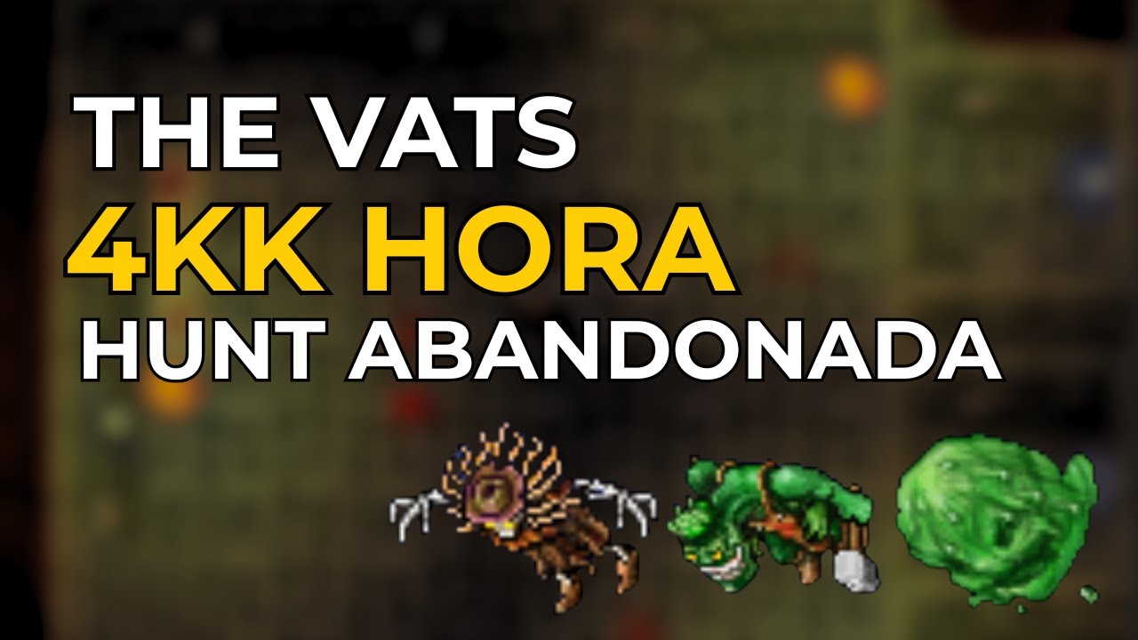 Tibia - Hunt Abandonada boa pra XP