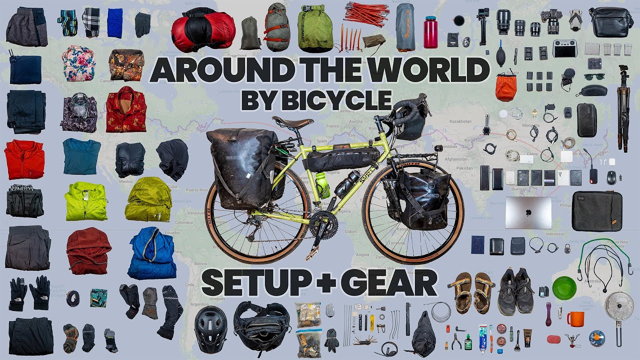 41,500KM Bikepacking Around the World  - FULL SETUP + GEAR