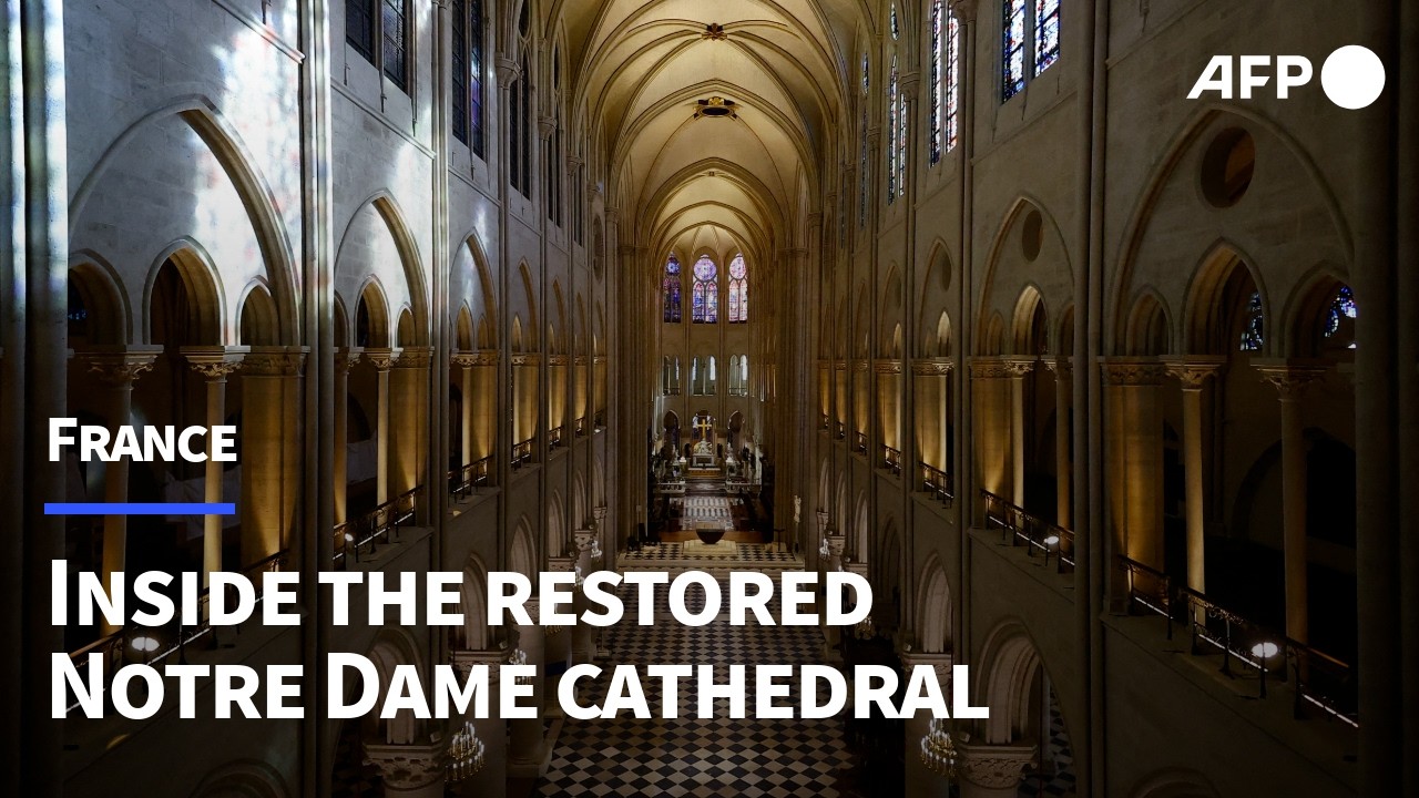 A look inside the restored Notre Dame cathedral | AFP