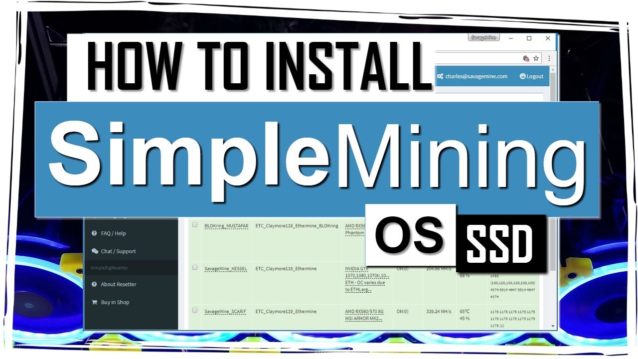 How to Install SimpleMining Operating System (smOS) - SSD ⛏