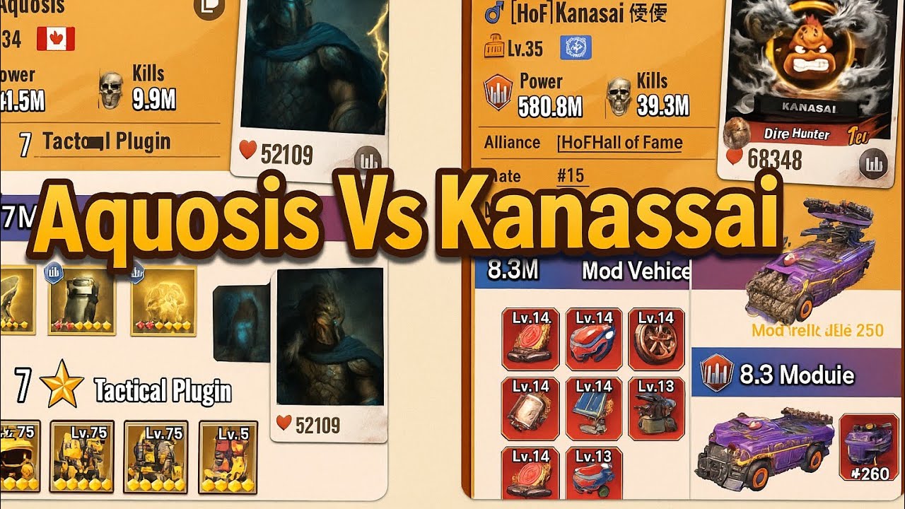 Who is Strongest - Aquosis vs Kanasai in Last Z: Survival Shooter