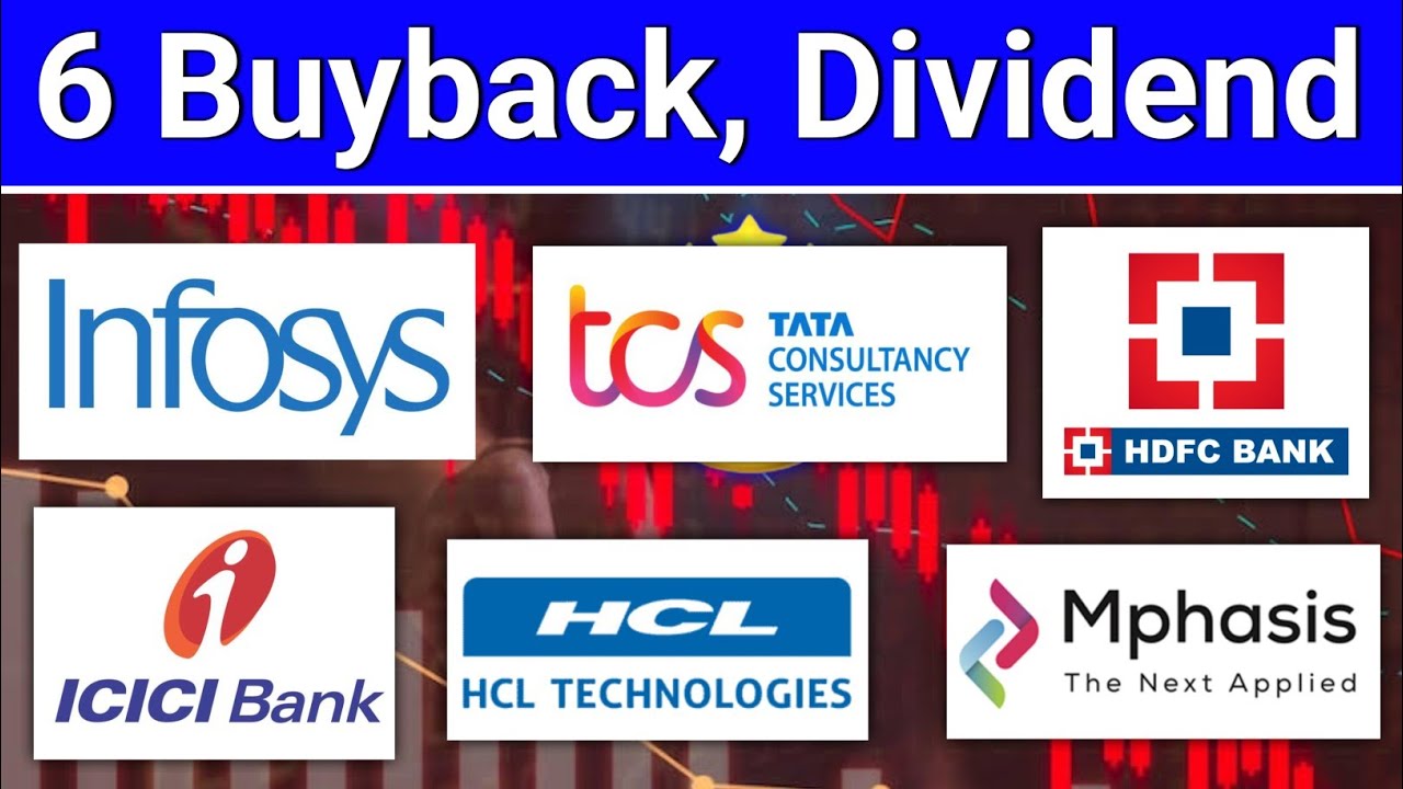 Infosys. TCS Share. HCL TECH. Buyback घोषणा? ICICI Bank. HDFC Bank. Dividend Stocks. Mphasis