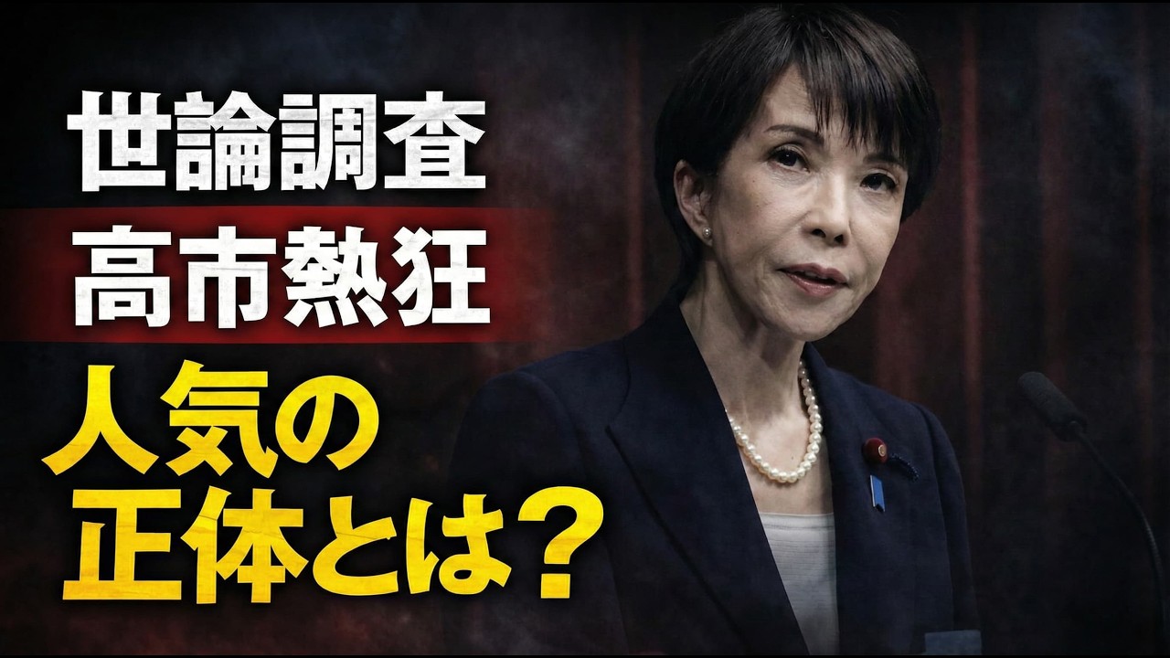 各社世論調査で高市人気続く。元博報堂作家本間龍さんと一月万冊