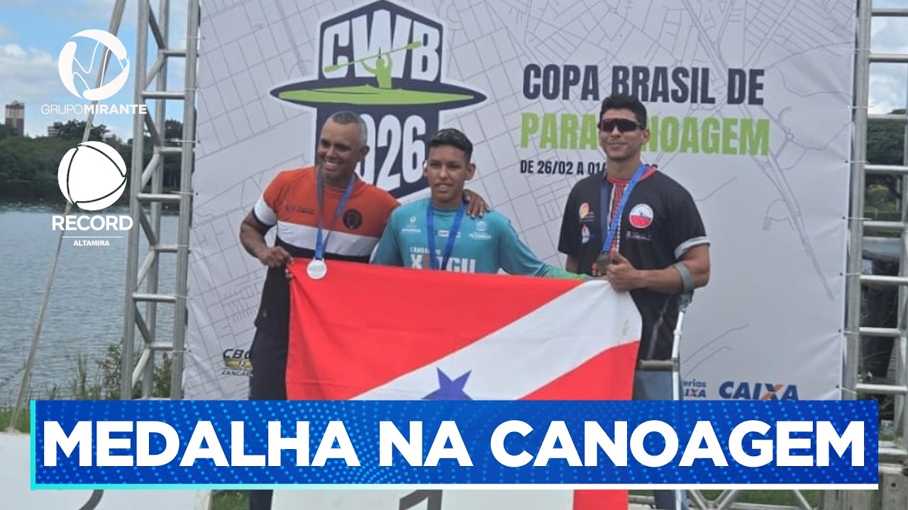 ATLETA COM DEFICIÊNCIA FÍSICA VENCE CAMPEONATO NACIONAL | Record Altamira - Grupo Mirante