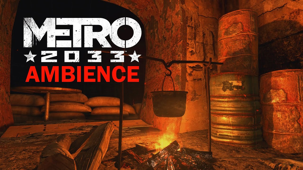 METRO 2033 | Tunnel Ambience | Post Apocalyptic Campfire