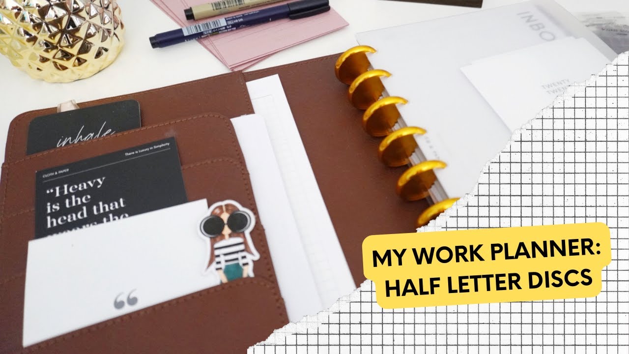 UPDATED Work Planner | Half-Letter Disc Setup