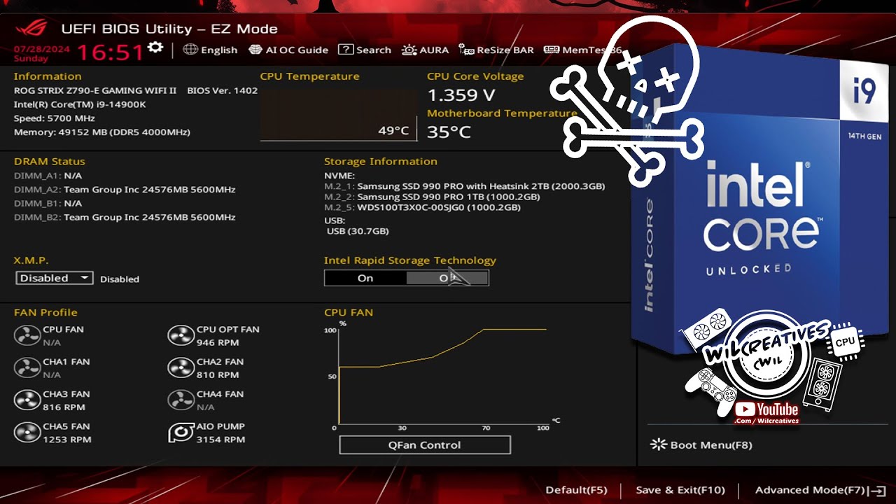 How to keep your Intel 13900K & 14900K From Degrading | Update Your BIOS ASAP (ASUS)