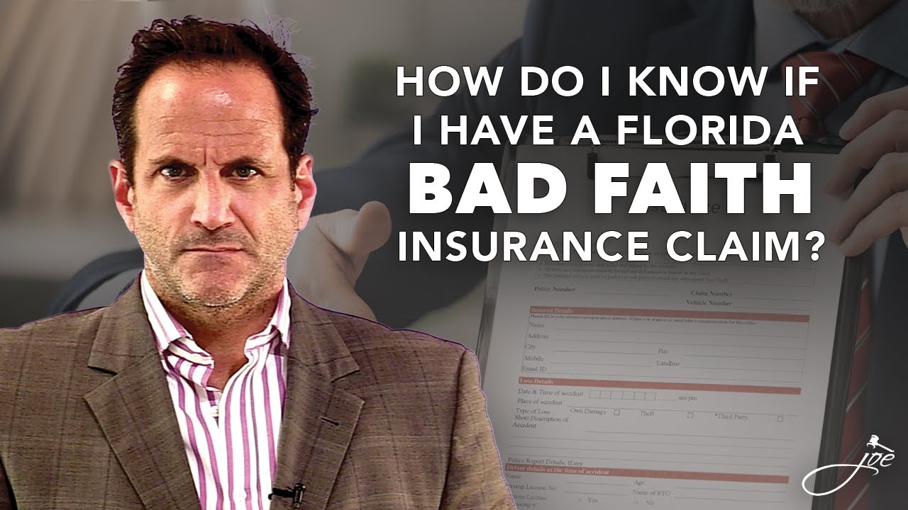 What  Is A Bad Faith Insurance Claim In Florida?
