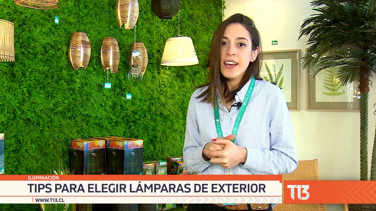 Consejos para elegir una l&aacute;mpara para tu terraza o jard&iacute;n