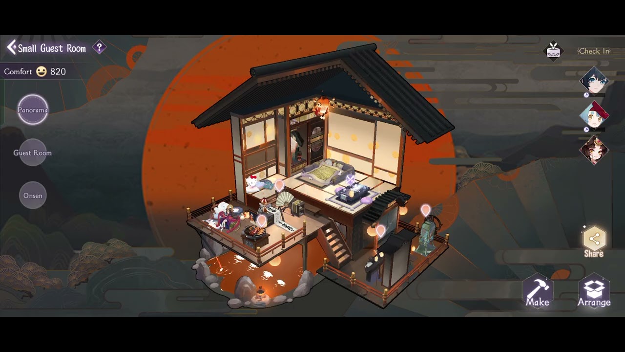 [Onmyoji: Card Game] Shotengai: Small Guest Room