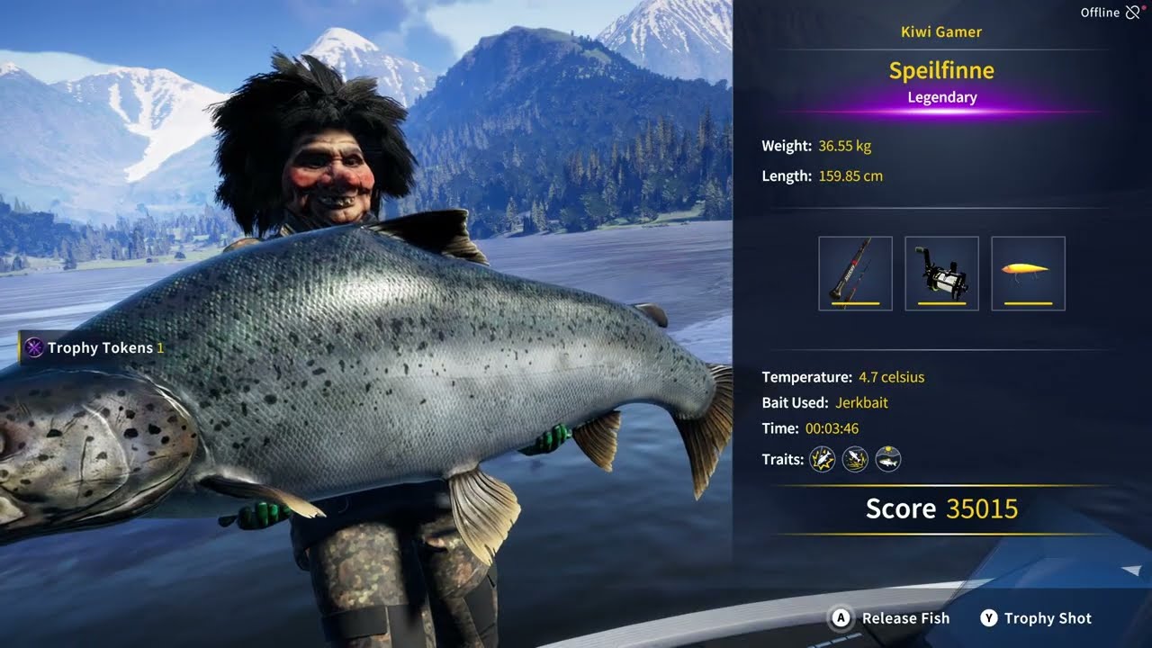 Legendary Fish Speilfinne COTW The Angler Trollspret Nature Reserve 5 March 2026