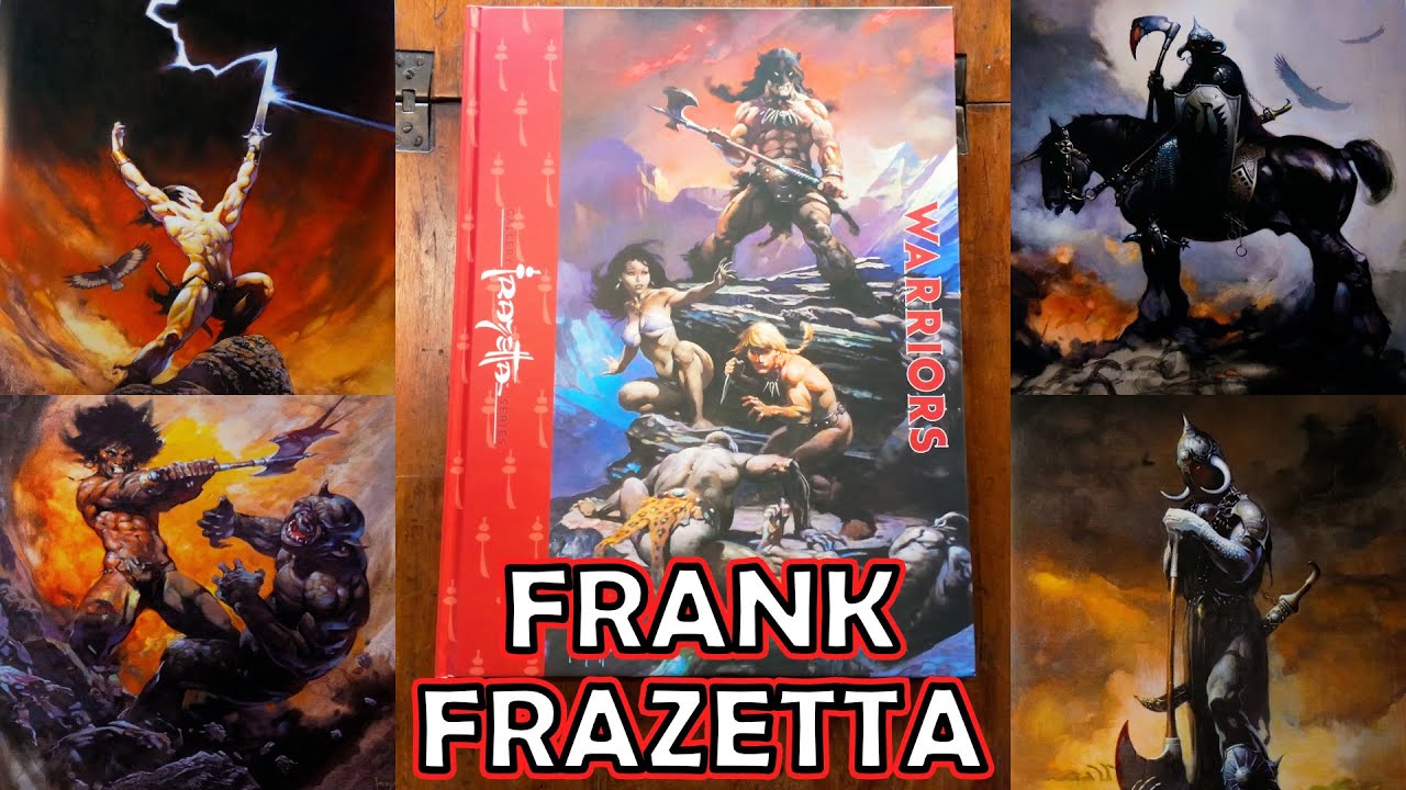 EPIC FRANK FRAZETTA Kickstarter Art Book 02 Artist review flip through ft Sketchman Boris Unzine95