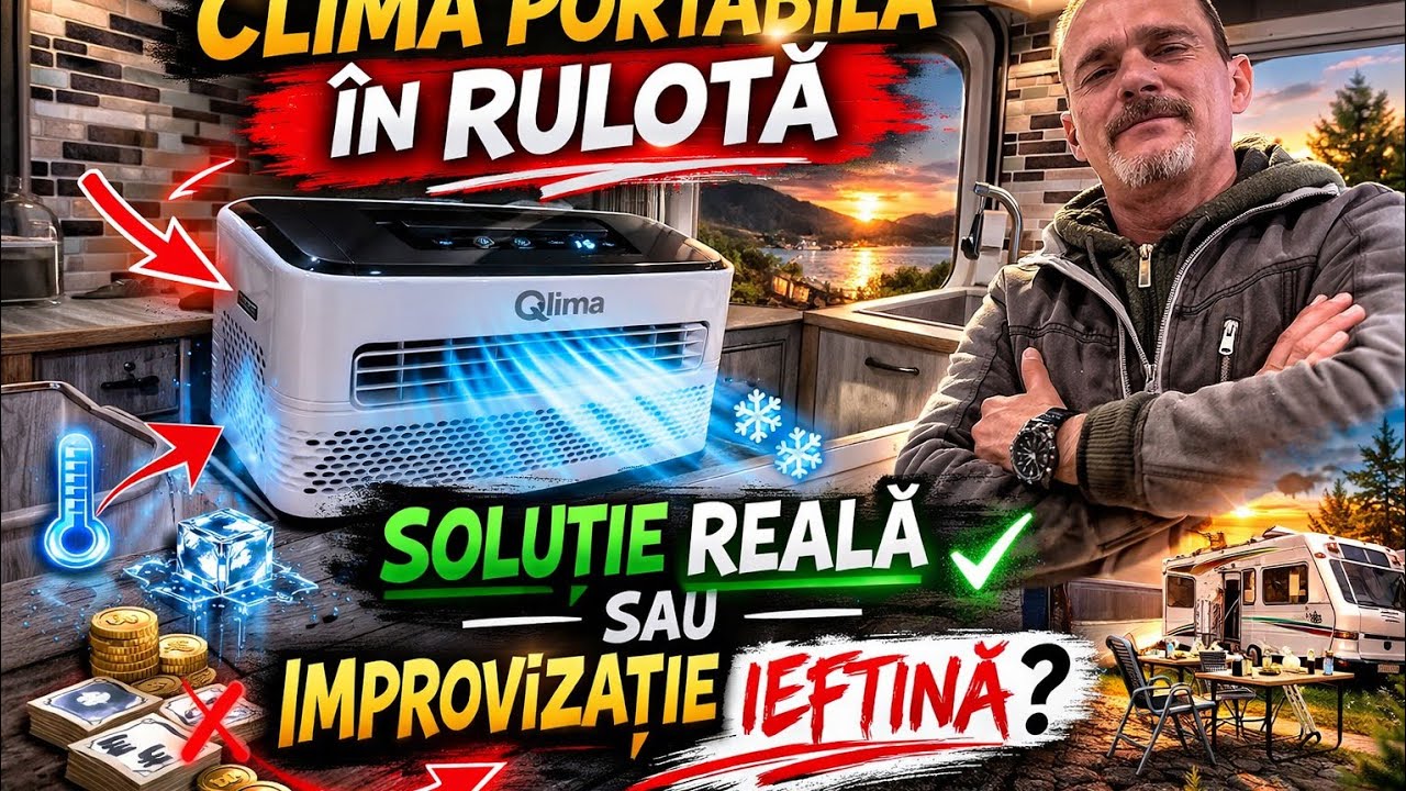 Climă portabilă în rulotă – soluție reală sau improvizație ieftină?