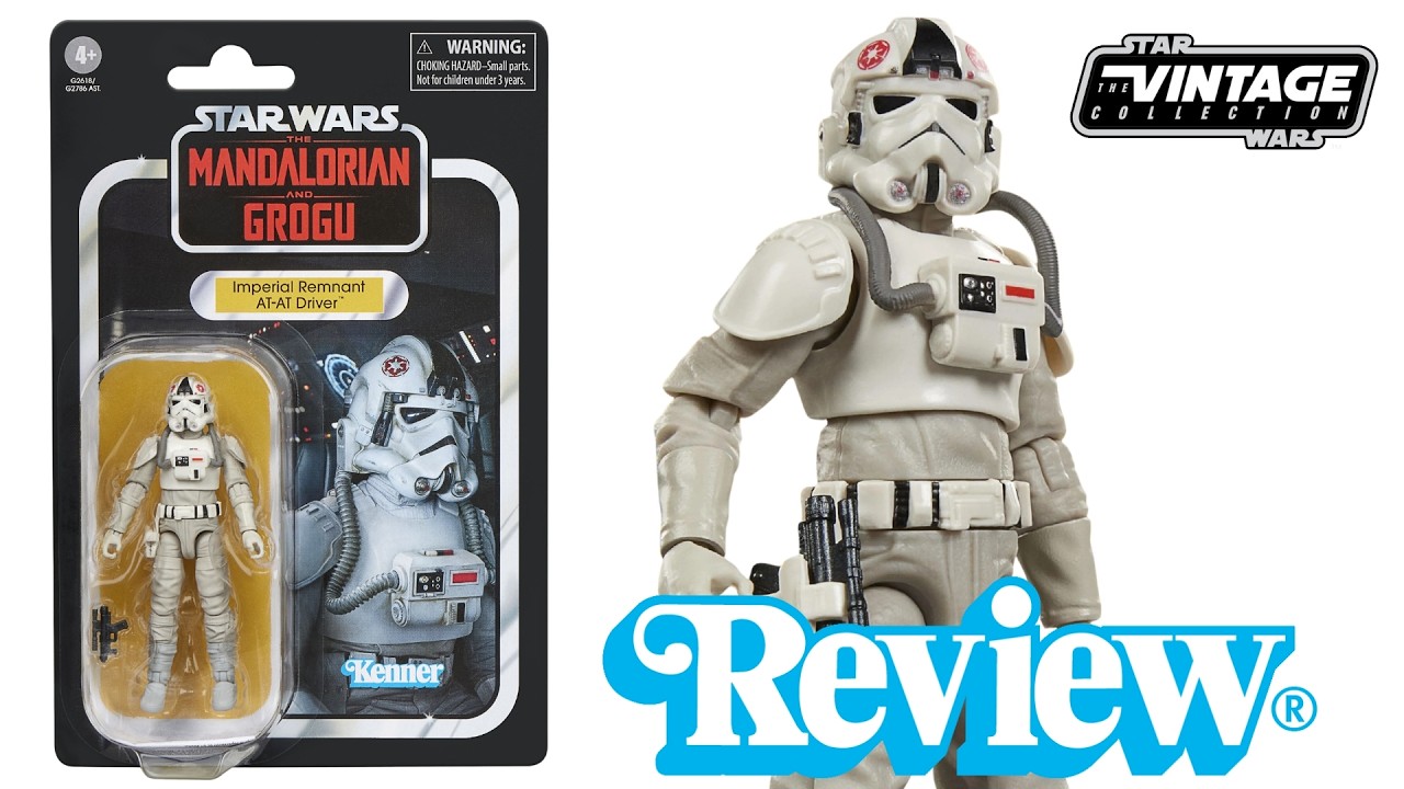 Star Wars The Vintage Collection Imperial Remnant AT-AT Driver Review!
