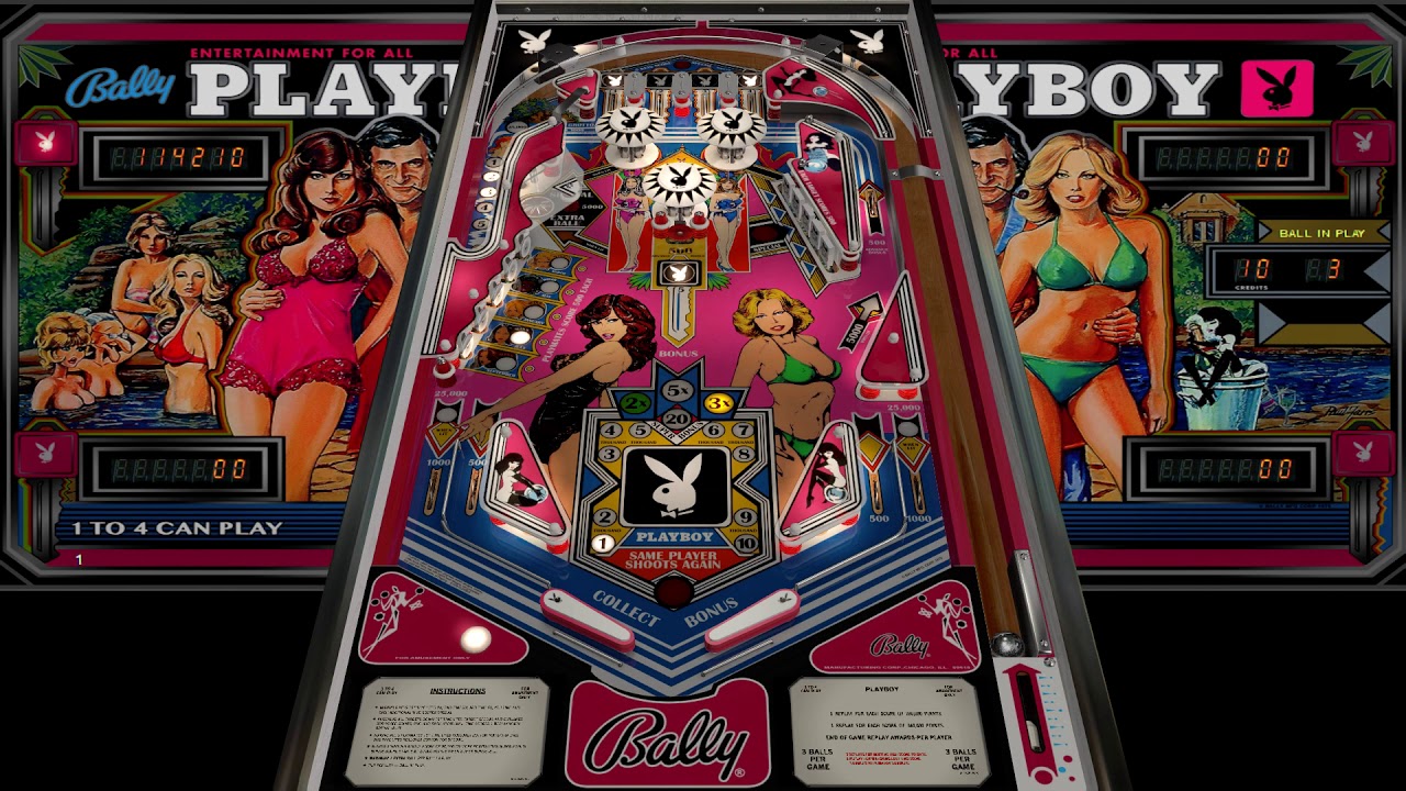 Playboy (Bally) MOD Pinball VPX
