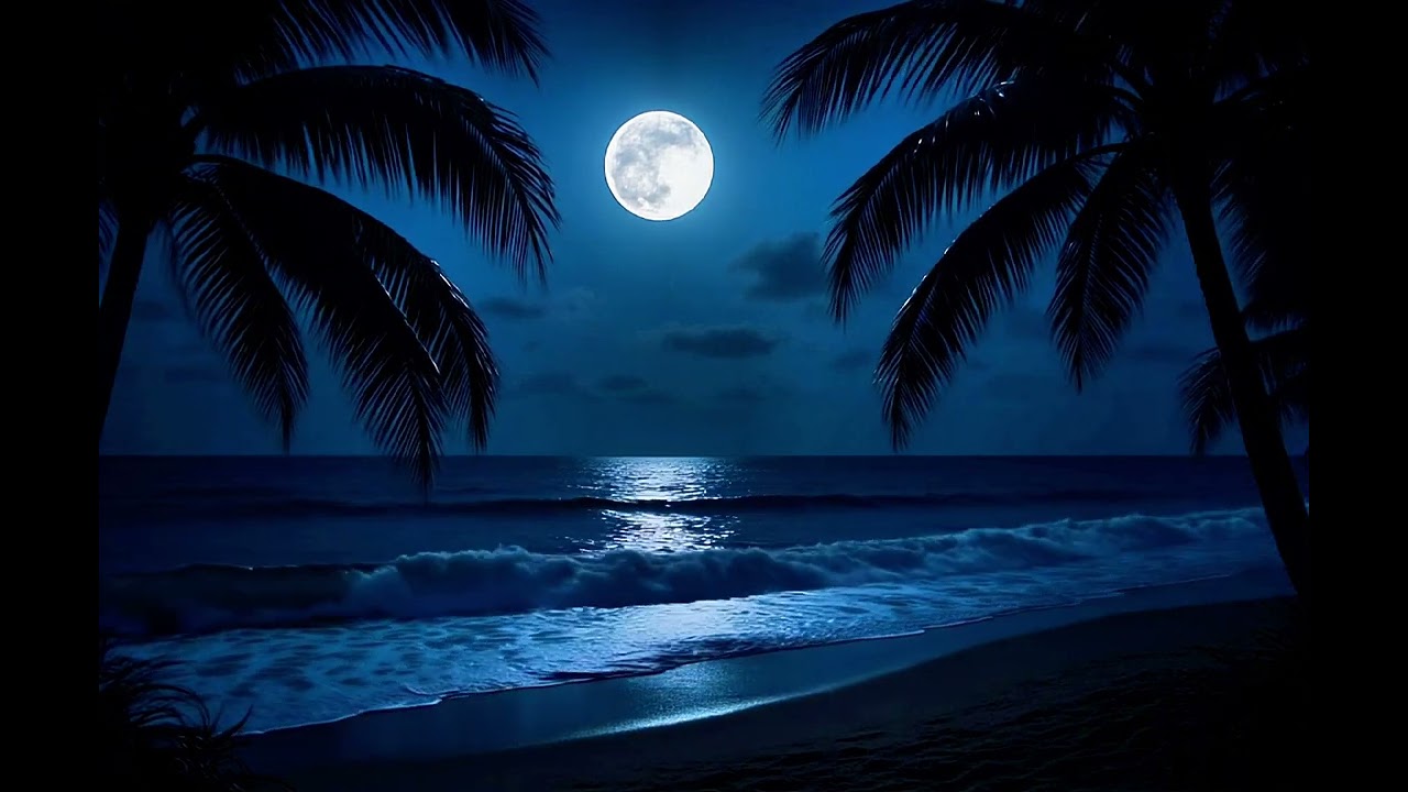 Full Moon Meditation | Deep Sleep & Delta Waves | Night Sky & Binaural Beats