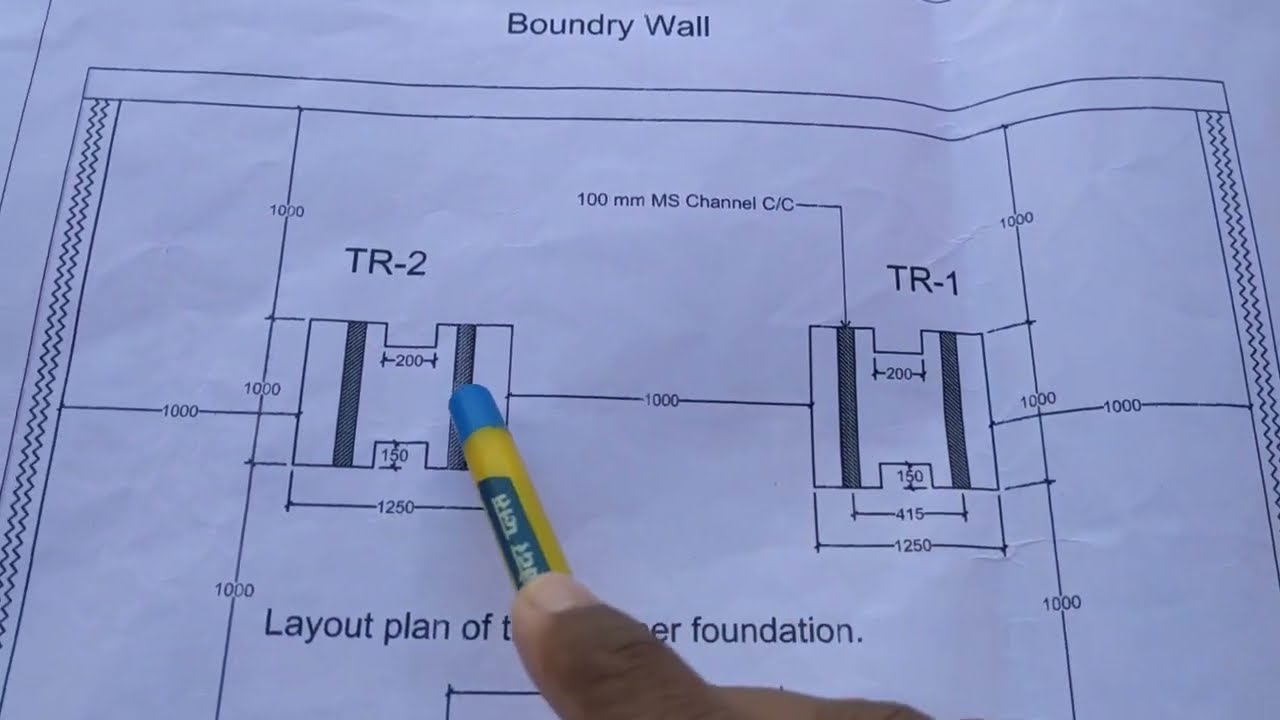 Transformer Platform Layout Drawing Reading || Civil Engineer